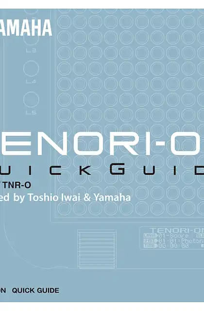 yamaha雅马哈TNR-W_TNR-O Quick Guide